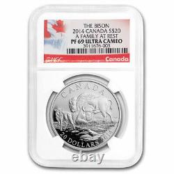 2014 Canada 1 oz Silver A Family at Rest PF-69 NGC UC SKU#277630