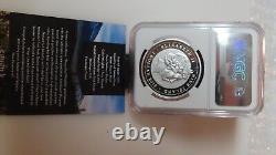 2015 $1 Niue Beautiful Wildlife 7k w Card NGC PF70 Ultra Cameo Bear. 999 Silver