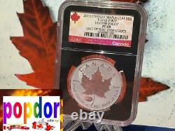 2015? Canada Maple Leaf 1 oz Silver E=mc2 Privy Reverse Proof NGC PF 69