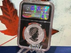 2015? Canada Maple Leaf 1 oz Silver E=mc2 Privy Reverse Proof NGC PF 69