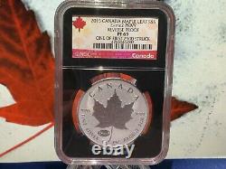 2015? Canada Maple Leaf 1 oz Silver E=mc2 Privy Reverse Proof NGC PF 69