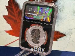 2015? Canada Maple Leaf 1 oz Silver E=mc2 Privy Reverse Proof NGC PF 69