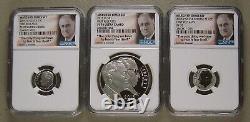 2015 March of Dimes 3 Coin Silver Set NGC PF70 Ultra Cameo First Releases