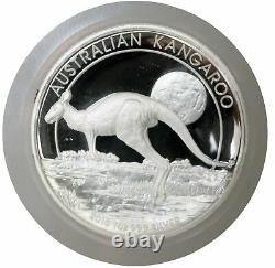 2015 P $1 AUD 1 oz. 999 Silver Proof Kangaroo High Relief NGC PF70 UC Box & COA