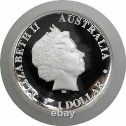 2015 P $1 AUD 1 oz. 999 Silver Proof Kangaroo High Relief NGC PF70 UC Box & COA