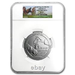 2015-P 5 oz Silver ATB Saratoga SP-70 NGC (Early Release) SKU#102165