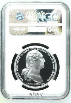 2015 Washington Before Boston Silver Medal Paris Mint NGC PF70 Ultra Cameo