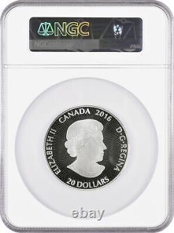 2016 $20 Canadiana Kaleidoscope Polar Bear NGC Graded Coin