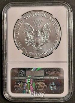 2016 EAGLE $1 FIRST DAY OF ISSUE -NGC MS 69 Miles Standish Hand Auto! -d8265cqxq