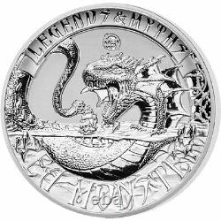 2017 $5 Ngc Reverse Pr 69 Sea Monster 2 Oz Silver Coin High Relief