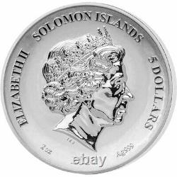 2017 $5 Ngc Reverse Pr 69 Sea Monster 2 Oz Silver Coin High Relief