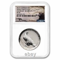 2017 AUS 1 oz Silver Wedge Tailed Eagle PF-70 NGC HR Reverse PF SKU#278897