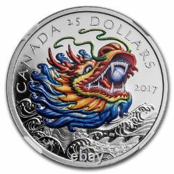 2017 Canada 1 oz Silver $25 Dragon UHR NGC PF-70 Ultra Cameo SKU#277565
