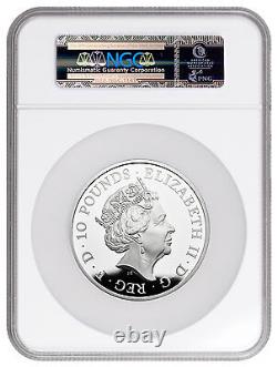2017 Great Britain 10 oz Silver Queen's Beasts Lion of England NGC PF69 UC ER