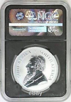 2017 NGC South Africa 1Rand First Silver Krugerrand 50th Anniv SP70 Black Core