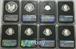 2017 S Limited Edition Silver Proof Set All 8 Coin Ngc Pf70 Ultra Cameo Er Retro