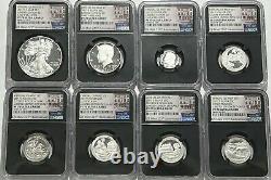 2017 S Limited Edition Silver Proof Set All 8 Coin Ngc Pf70 Ultra Cameo Er Retro