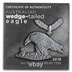 2018 Australia 1 oz Silver Wedge-Tailed Eagle PF-69 NGC UC HR SKU#278900