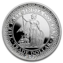 2018 Niue S$1 Silver 1 oz. British Trade Dollar Restrike NGC PF69UC OGP & COA