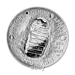 2019 P Apollo 11 Commemorative 5 oz Proof Silver $1 NGC PF70 UCAM Early Releases