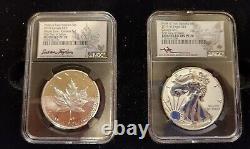 2019 Pride Of Two Nations Silver Eagle Rcm Set Ngc Pf70 Pf70 Mercanti Taylor Fdi