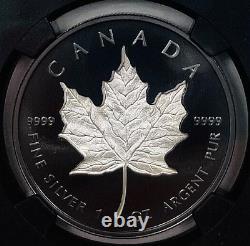 2020 Canada $20 Maple Leaf INCUSE RHODIUM 1 Oz NGC PF70 FIRST DAY PRODUCTION