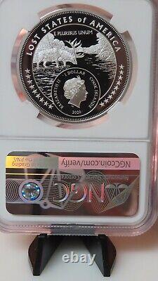 2020 Cook Islands Lost States of America State of Mcdonald 1 oz. 999 PR69 NGC
