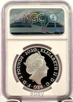 2020 Great Britain James Bond Shaken Not Stirred 1 oz Silver Coin NGC PF 70
