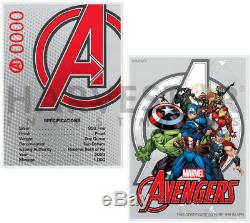 2020 Marvel Avengers Logo Coin 1 Oz. Silver Coin Ngc Pf70 First Release