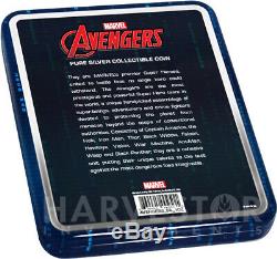 2020 Marvel Avengers Logo Coin 1 Oz. Silver Coin Ngc Pf70 First Release