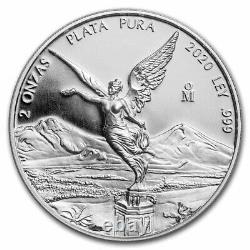 2020 Mexico 2 oz Silver Libertad Proof PR-70 NGC SKU#270496