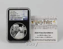 2020 Niue $2 Silver Harry Potter Albus Dumbledore NGC PF-70 UC First Release
