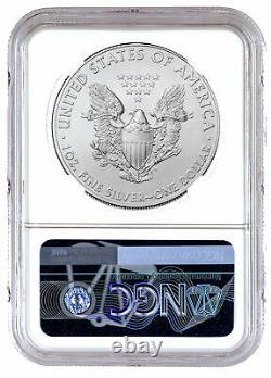 2020 (P) 1oz Silver American Eagle Struck at Philadelphia $1 Coin NGC MS69