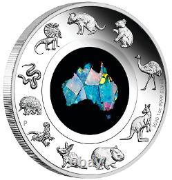 2020-P Australia 1oz Silver Great Southern Land Opal Series NGC PF 70 ER