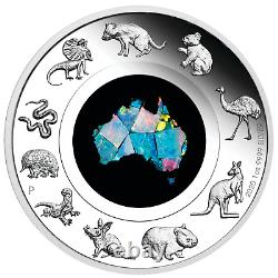 2020-P Australia 1oz Silver Great Southern Land Opal Series NGC PF 70 ER