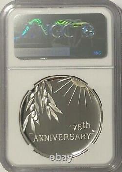 2020 P Ngc Pf70 End Of World War 2 75th Anniversary 1 Oz Silver Medal II Box Coa