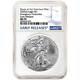 2020 (S) $1 American Silver Eagle NGC MS70 Emergency Production Blue ER Label