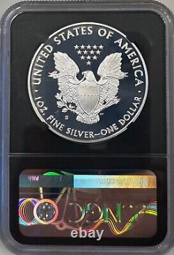 2020-S AMERICAN SILVER EAGLE PROOF $1 NGC PF70 FDOI Signed by Mercanti