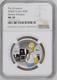 2020 Tuvalu Homer Simpson. 5oz Silver Colorized Coin NGC MS 70