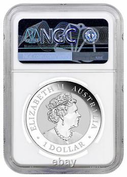 2020P Australia 1oz Silver Wedge-Tailed Eagle $1 Coin NGC MS70 Mercanti SKU60719