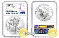 2021 $1 (P) Silver Eagle Emergency Production NGC MS70 Early Releases