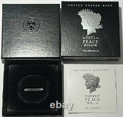2021 $1 SILVER PEACE DOLLAR NGC MS70 100th ANNIVERSARY With BOX COA EARLY RELEASE