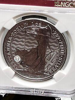 2021 £2 Great Britain 1oz Silver Britannia NGC MS70 First Releases