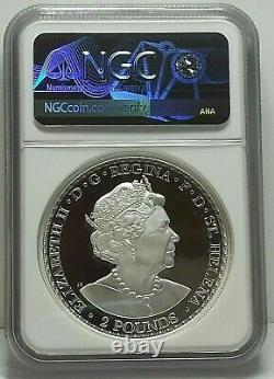 2021 2 oz Silver Proof Una & The Lion NGC PF70 First Release Ultra Cameo