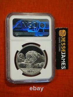 2021 50 Franc Proof Silver Swiss Shooting Festival Ngc Pf69 Ultra Cameo