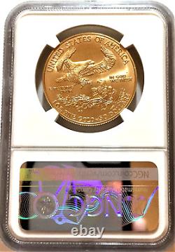 2021 $50 Gold Eagle-type 1-at Dusk And At Dawn-ngc Ms70-82nd To Last Coin Struck