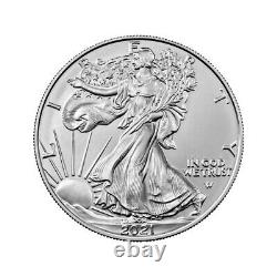 2021 American Silver Eagle Type 2 NGC MS70 First Day of Issue 1st Label