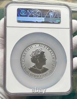 2021 Australia $5 5oz. 999 Silver Redback Spider NGC MS 70 Top Pop only 7