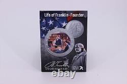 2021 Cook Islands $2 Silver Coins NGC MS70 Life of Franklin 6 Piece Set