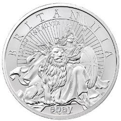 2021 Great Britain Britannia Reverse Proof 1oz Silver Coin NGC PF 69 UCAM